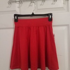 Red skirt